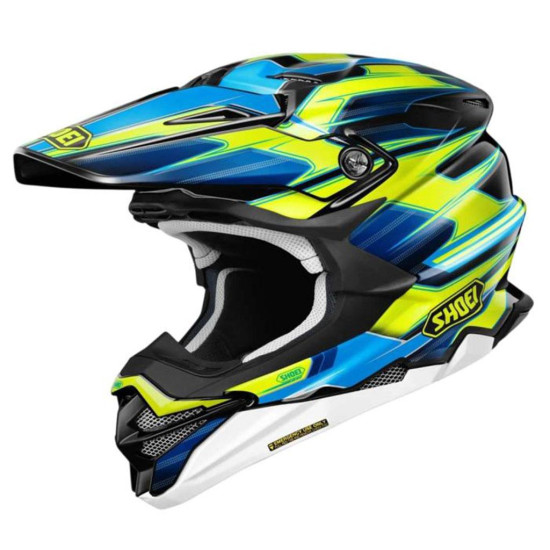 Shoei VFX-WR 06 Sparkle TC-3 Yellow £599.99 Off Road Helmets - SKU 0873087 from RaceLeathers Motorcycle Clothing