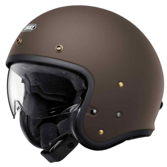 Shoei J.O 2 Matt Brown £349.99 Open Face Helmets - SKU 0873506 from RaceLeathers Motorcycle Clothing