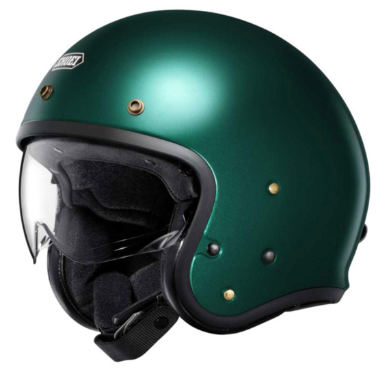 Shoei J.O 2 British Green £349.99 Open Face Helmets - SKU 0873568 from RaceLeathers Motorcycle Clothing