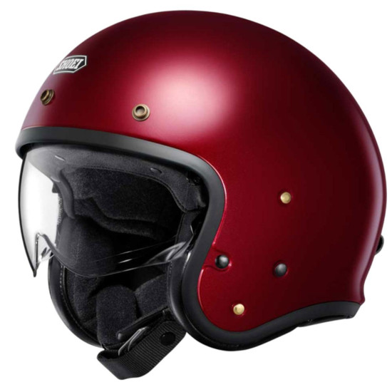 Shoei J.O 2 Garnet Metallic £349.99 Open Face Helmets - SKU 0873803 from RaceLeathers Motorcycle Clothing