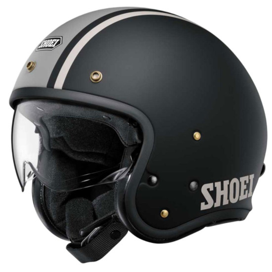 Shoei J.O 2 Aventure TC-10 Black £409.99 Open Face Helmets - SKU 0883284 from RaceLeathers Motorcycle Clothing
