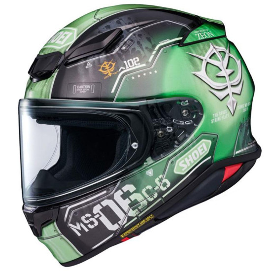 Shoei NXR 2 MS-06C-6 Zaku II TC-4 Green