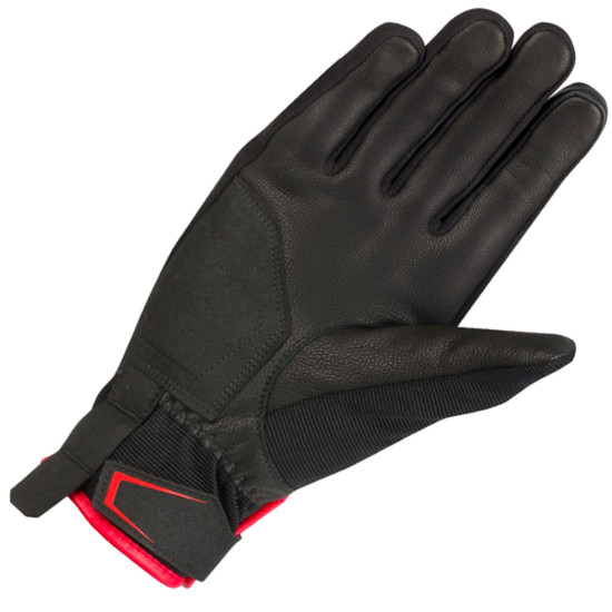 Bering Gloves Nassau Black/Red £49.99 Mens Motorcycle Gloves - SKU 1007/BGM1271/02 from RaceLeathers Motorcycle Clothing