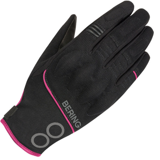 Bering Gloves Lady Nassau Black/Fuchsia £49.99 Ladies Motorcycle Gloves - SKU 1007/BGM1286/02 from RaceLeathers Motorcycle Clothing