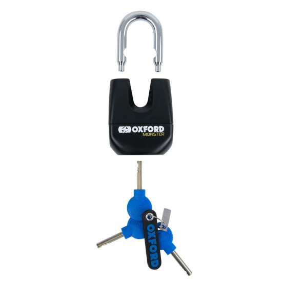 Oxford Monster lock & 12mm Square Chain 1.5m