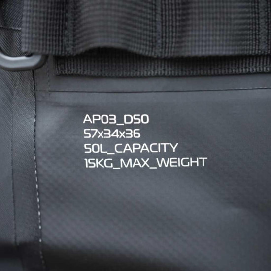 Oxford Aqua Pro D-50 Duffle Bag Black £159.99 Motorcycle Luggage - SKU OL1022 from RaceLeathers Motorcycle Clothing