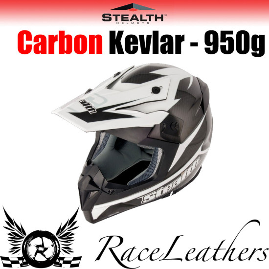 Stealth Helmet HD210 MX Carbon Stealth GP ReplicaBlack