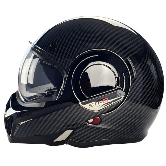 Viper F242 Reverse Flip Over Helmet Carbon Wrap