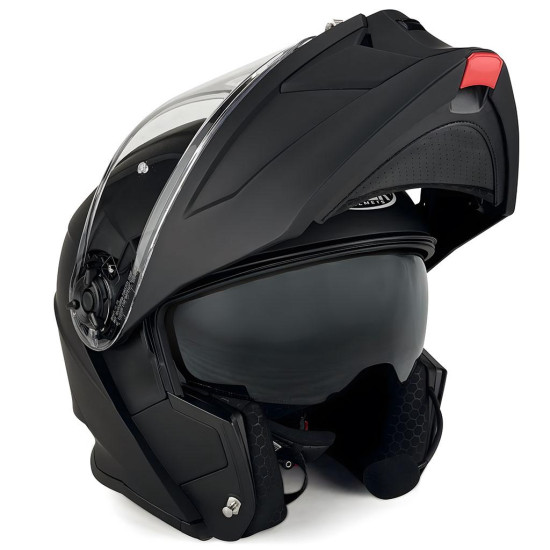 RSV121 v8 BL+ Blinc Bluetooth Flip Front Adventure Helmet £209.95 Flip Front Motorcycle Helmets - SKU A340MattBlackXS from RaceLeathers Motorcycle Clothing