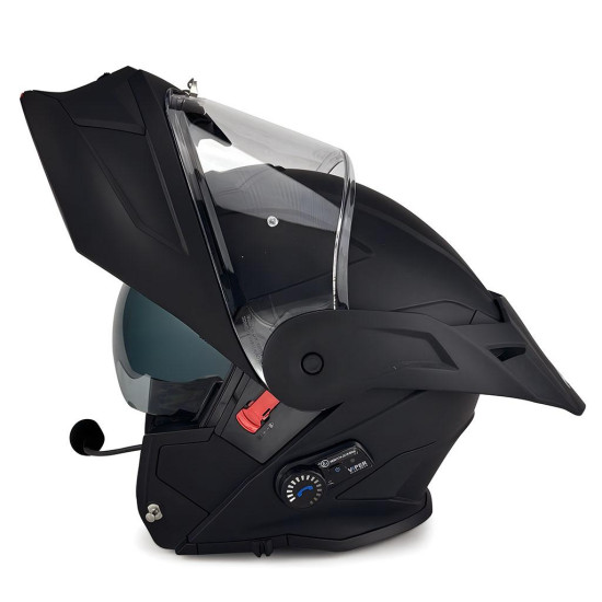 RSV121 v8 BL+ Blinc Bluetooth Flip Front Adventure Helmet £209.95 Flip Front Motorcycle Helmets - SKU A340MattBlackXS from RaceLeathers Motorcycle Clothing