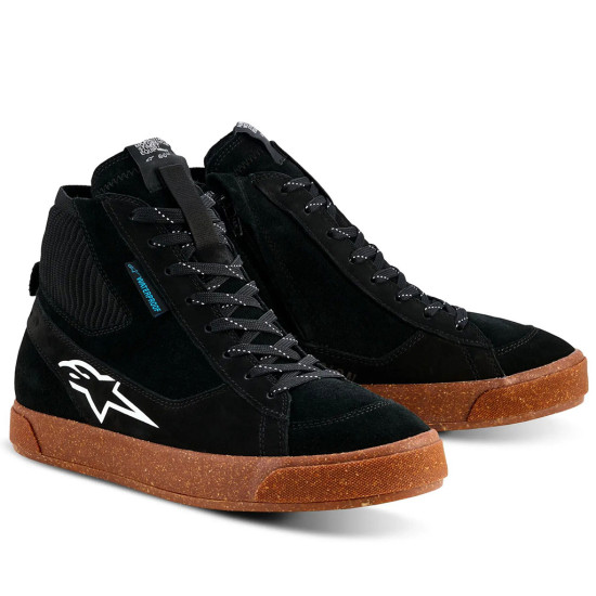 Alpinestars Stated WP Waterproof Short Boots Black Gum White