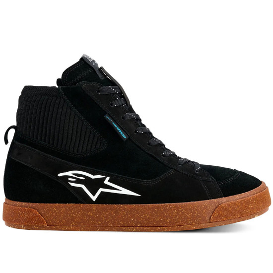 Alpinestars Stated WP Waterproof Short Boots Black Gum White £170.99 Mens Motorcycle Touring Boots - SKU 2540526154843 from RaceLeathers Motorcycle Clothing