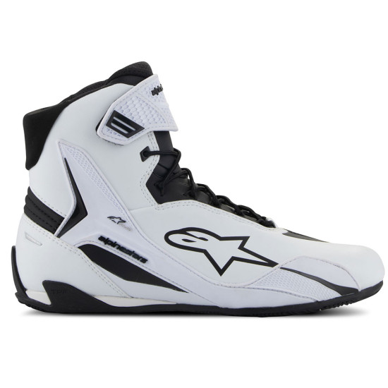Alpinestars Stella Ladies Faster-4 Short Boots White Black £137.74 Ladies Motorcycle Touring Boots - SKU 2510625215 from RaceLeathers Motorcycle Clothing