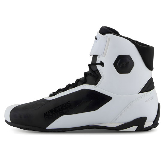 Alpinestars Stella Ladies Faster-4 Short Boots White Black £137.74 Ladies Motorcycle Touring Boots - SKU 2510625215 from RaceLeathers Motorcycle Clothing