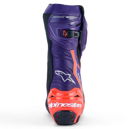 Alpinestars Supertech R Le Flyte Vented Boots Purple Red Black £588.99 Mens Motorcycle Racing Boots - SKU 2220526316243 from RaceLeathers Motorcycle Clothing
