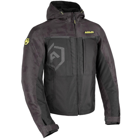 ARMR Suko 1.0 WP Waterproof Mens Jacket Black Camo £137.74 Mens Motorcycle Jackets - SKU ARMT2344052XL from RaceLeathers Motorcycle Clothing