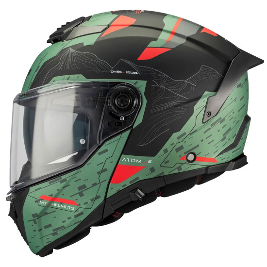 MT Atom 2 SV Highlands C6 Matt Green Red
