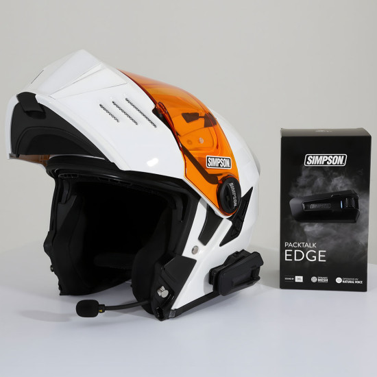 Simpson Cardo Packtalk Edge by Simpson £359.99 Intercom Systems - SKU CSPT0001 from RaceLeathers Motorcycle Clothing