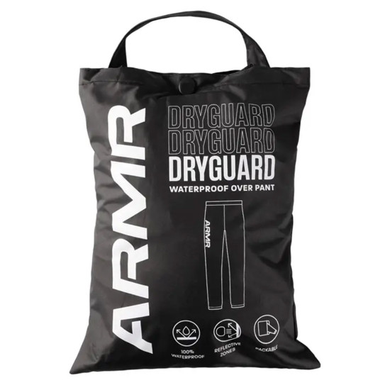 ARMR Dryguard WP Waterproof Over Pant Black £19.99 Waterproofs - SKU ARMT2612012XL from RaceLeathers Motorcycle Clothing