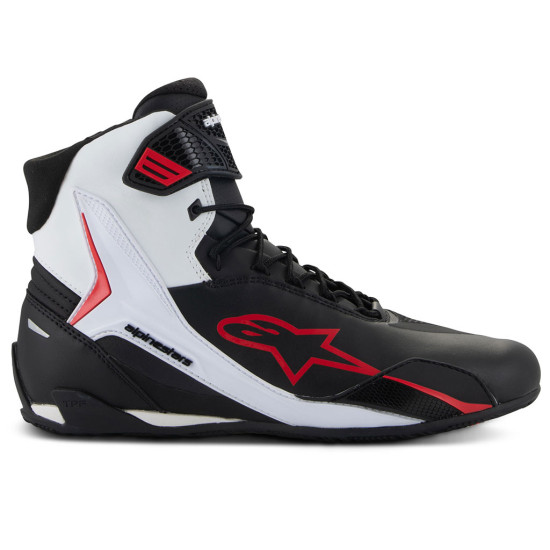 Alpinestars Faster-4 Short Boots Black White Red