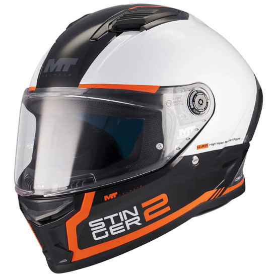 MT Stinger 2 Core B0 Gloss Black White Orange
