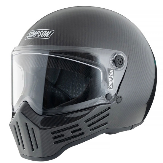 Simpson M30 Carbon £579.99 Full Face Helmets - SKU SCFE1M30SOLCA07 from RaceLeathers Motorcycle Clothing