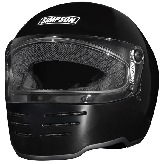 Simpson M62 Solid Matt Black £349.99 Full Face Helmets - SKU S3FE1M62SOLMB07 from RaceLeathers Motorcycle Clothing