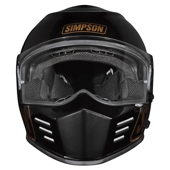 Simpson Venom Logo ST Black £499.99 Full Face Helmets - SKU S3FEP022LOGOST07 from RaceLeathers Motorcycle Clothing