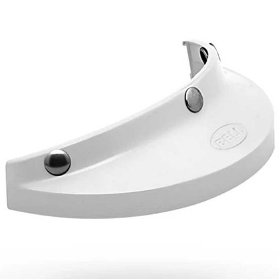 Bell Custom 500 520 3-Snap White Peak £8.99 Parts/Accessories - SKU 37528-008OS from RaceLeathers Motorcycle Clothing
