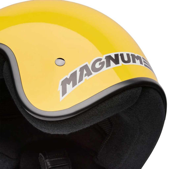 Bell Magnum Solid Yellow £99.99 Open Face Helmets - SKU 38165-005XS from RaceLeathers Motorcycle Clothing