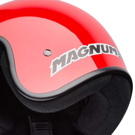 Bell Magnum Solid Red £99.99 Open Face Helmets - SKU 38165-003XS from RaceLeathers Motorcycle Clothing