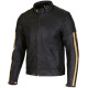 Merlin Icon Black Gold Leather Jacket