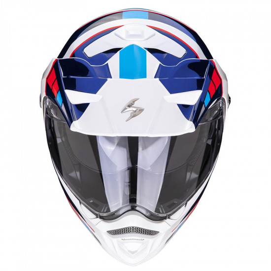 Scorpion ADX-2 Camino Red White Blue Flip Front Motorcycle Helmets - SKU 750893992362XL