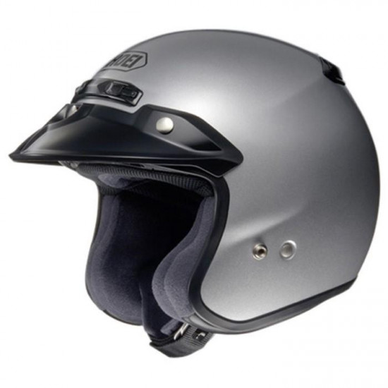 Shoei RJ Platinum Silver £259.99 Open Face Helmets - SKU 0366862 from RaceLeathers Motorcycle Clothing