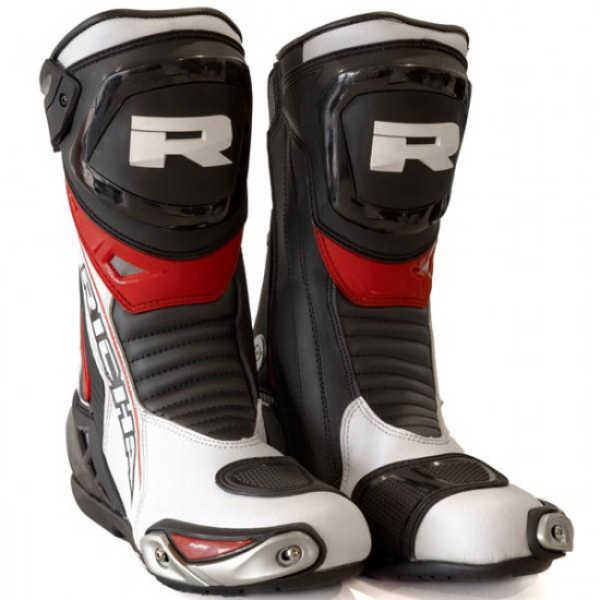 Richa Blade WP Waterproof Boot Black/White/Red £139.99 Mens Motorcycle Racing Boots - SKU 084/BLADE/RED/39 from RaceLeathers Motorcycle Clothing
