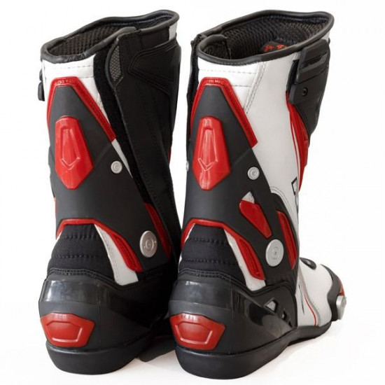 Richa Blade WP Waterproof Boot Black/White/Red £139.99 Mens Motorcycle Racing Boots - SKU 084/BLADE/RED/39 from RaceLeathers Motorcycle Clothing