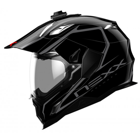 NEXX X.D1 VOYAGER BLACK DARK GREY ADVENTURE ENDURO HELMET Full Face Helmets - SKU 01XDS01003000LXS