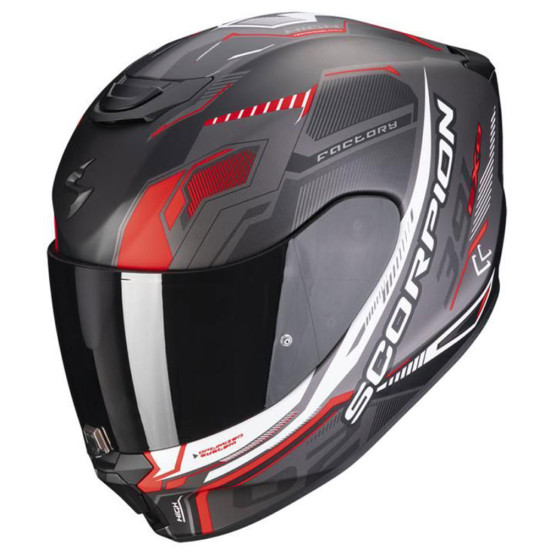 Scorpion Exo 391 Haut Blk/Sil/Red