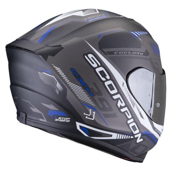 Scorpion Exo 391 Haut Bk/Sil/Blu