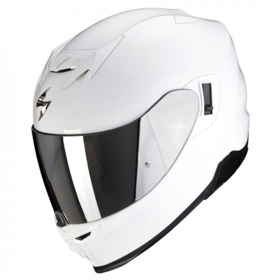 Scorpion Exo 520 Evo Gloss White Full Face Helmets - SKU 750172100051XS