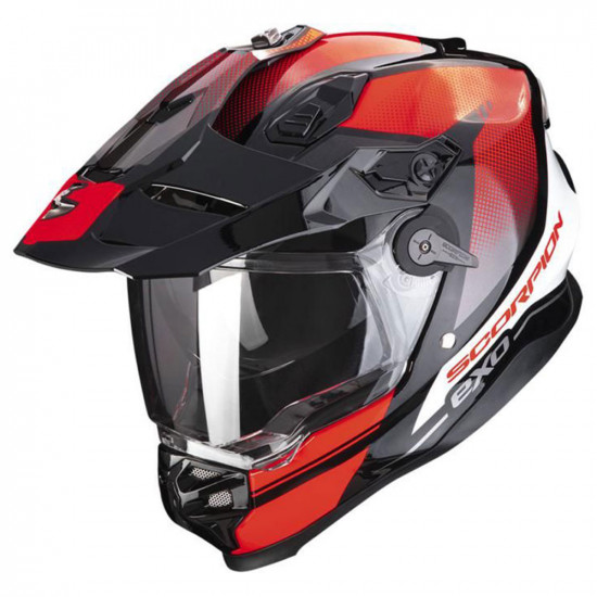 Scorpion ADF-9000 Trail Black/Red Full Face Helmets - SKU 750184425241XS