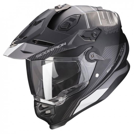 Scorpion Adf-9000 Desert Black/Sil Full Face Helmets - SKU 7501844261591XS