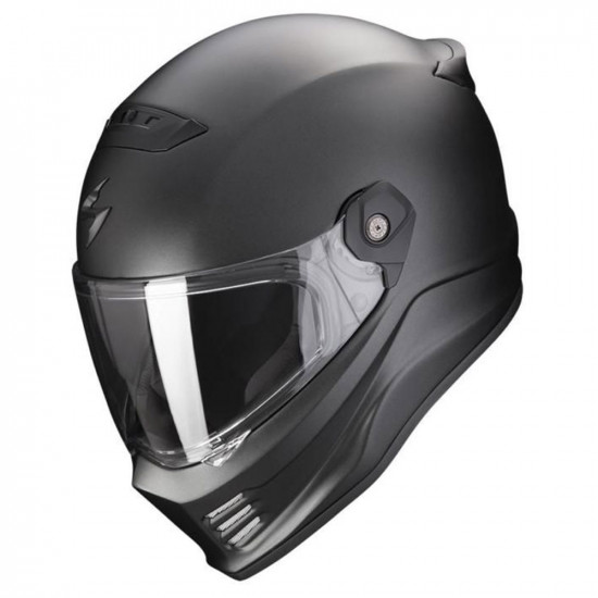 Scorpion Covert FX Matt Pearl Black Flip Front Motorcycle Helmets - SKU 750186100101XS