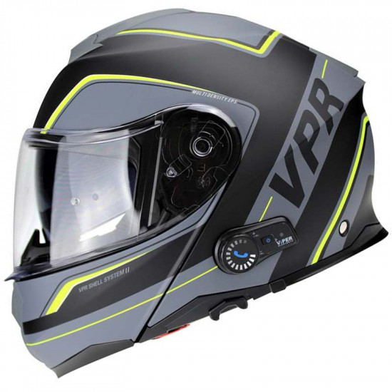Viper RSV191 BL+ 3.0 Raze Fluo Bluetooth £219.95 Flip Front Motorcycle Helmets - SKU A270RazeFluoXS from RaceLeathers Motorcycle Clothing