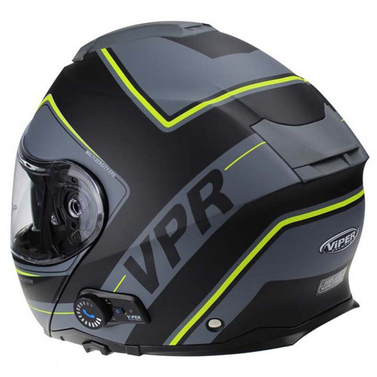 Viper RSV191 BL+ 3.0 Raze Fluo Bluetooth £219.95 Flip Front Motorcycle Helmets - SKU A270RazeFluoXS from RaceLeathers Motorcycle Clothing