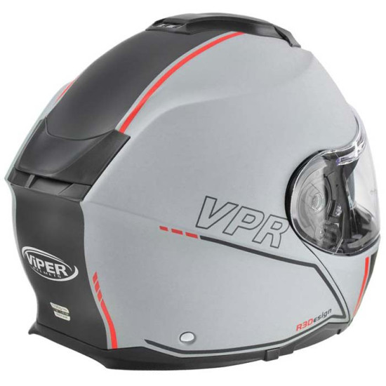 Viper RSV191 Vision Meteor Grey Blinc Bluetooth £219.95 Flip Front Motorcycle Helmets - SKU A270VisionMeteorGreyXS from RaceLeathers Motorcycle Clothing