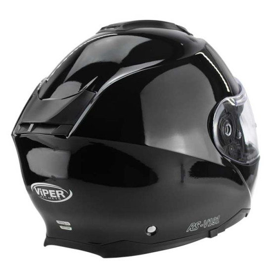 Viper RSV191 Gloss Black Blinc Bluetooth £209.95 Flip Front Motorcycle Helmets - SKU A270BlackXS from RaceLeathers Motorcycle Clothing