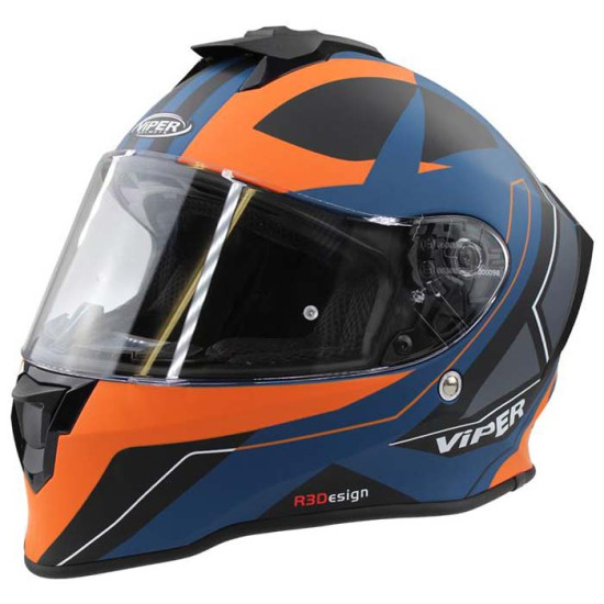 Viper RS55 Cyclone Matt Orange Blue