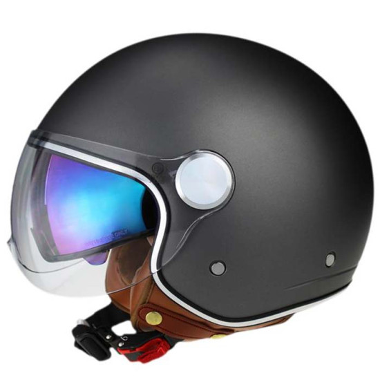 Viper RSV19 Jet Matt Titanium £69.95 Open Face Helmets - SKU A348MattTitaniumXS from RaceLeathers Motorcycle Clothing