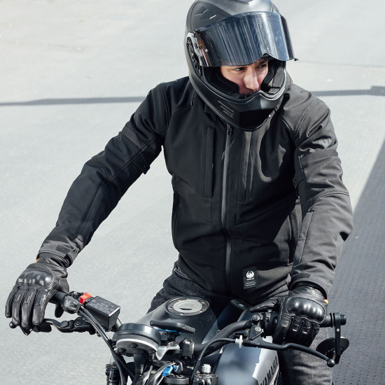 Merlin Flare Black Laminated Waterproof Jacket Mens Motorcycle Jackets - SKU MWP180/BLK/2XL